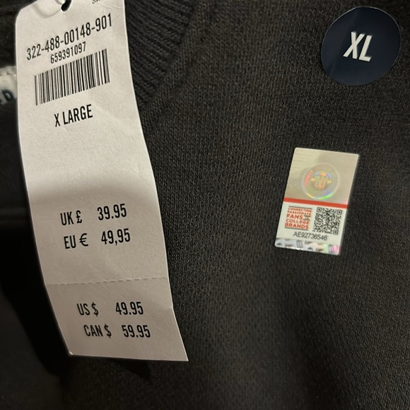 NWT Hollister Boxy University of Wisconsin Graphic Crew Sweatshirt Size XL - Picture 7 of 10